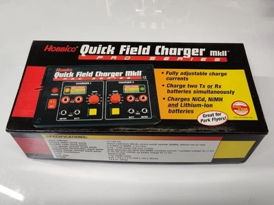 NEW Hobbico Quick Field Charger MkII Pro Series For NICd NiMH LiPo HCAP0290 - Image 1 of 4