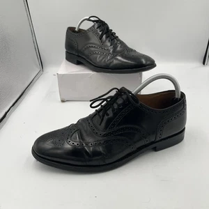 Zapatos formales Loake 202B Oxford Brogues de cuero para hombre talla 8,5 negros del Reino Unido - Suela - Imagen 1 de 10