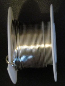 22 Gauge SILVER WIRE Crafts Beading Jewelry LOT 60 Feet Per Spool NEW - Picture 1 of 2