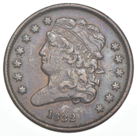 1832 Classic Head Half Cent *8270 Cover