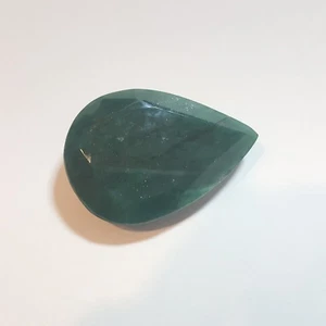 GENUINE PEAR EMERALD!! GREEN PEAR SHAPED NATURAL EMERALD 125.98 CARAT!! - Picture 1 of 2