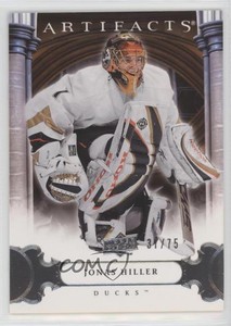 2009-10 Upper Deck Artifacts Silver /75 Jonas Hiller #16