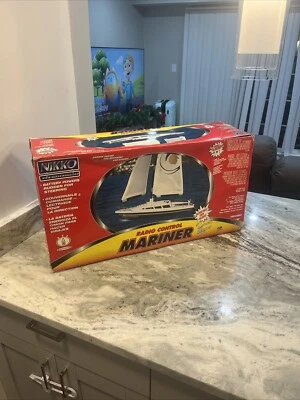 NEW! NIKKO MARINER RC YACHT BOAT NOS RDC-19040BC 1/24 RARE SAILBOAT 4.8V BIG USA - Image 1 of 4
