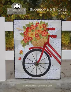 Blossoms & Spokes Quiltmuster, aus Baumwolle Street Commons, #208 - Bild 1 von 2