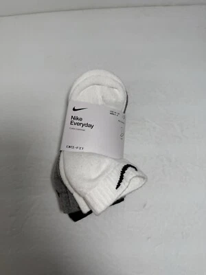 Nike Dri-Fit Everyday Cushioned No Show Socks Size Small 3 Pack Women Size 4-6 - Image 1 of 2