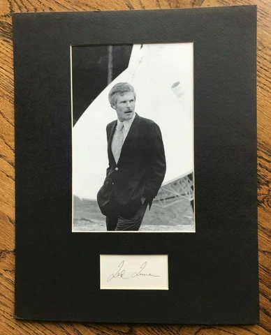 TED TURNER 11 X 14 Matted Photo with Signed inset COA Atlanta Braves CNN TBS Cover