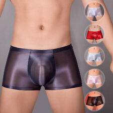 Men's Shiny Camel Toe Control Panty Gaff Crossdresser Glossy Silky Underwear