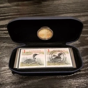 CANADA  COMMEMORATIVE $1 DOLLAR STAMP & COIN    (2000) - Bild 1 von 1