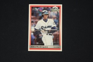 Alex Rodriguez 1995 Coastal Forms Lynden Farms Tacoma Rainiers #18 Rookie