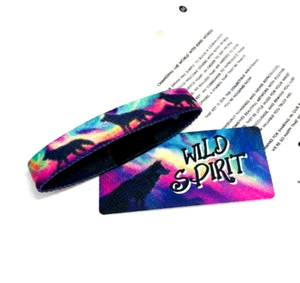 ZOX **WILD SPIRIT** Silver Strap Wristband w/Card You Choose Size NIP WOLF - Picture 1 of 3