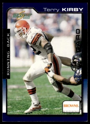 2000 Score Scorecard Terry Kirby /2000 Cleveland Browns #47 - Image 1 of 2