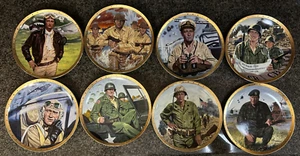 ✰ JOHN WAYNE ✰ Franklin Mint Heirloom Limited Edition Plates Lot of 8 MINT✰ - Picture 1 of 17