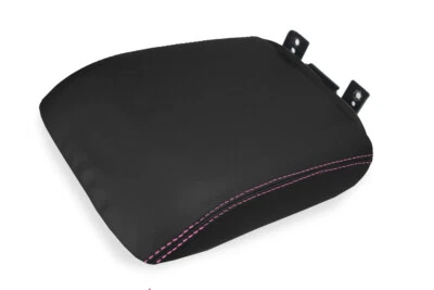 Fits 2007-2009 Mazda CX9 PVC Leather Console Lid Pull Over Cover Pink Stitch - Image 1 of 4