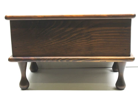 Vintage Pine Storage Seat Furniture 11" Tall 12" Wide 18" Long w/ Lift Top Cover