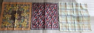 3 Unused Handkerchief 's Polo Club, David Hicks, Paco Rabanne Paris  - Picture 1 of 8