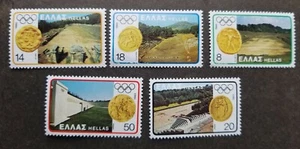 *FREE SHIP Greece Summer Olympic Games Moscow 1980 Coin Stadium Sport (stamp MNH - Picture 1 of 5