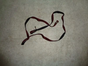 VINTAGE NARROW 38 INCH WIDE 40 INCH LONG ADJUSTABLE RED STRIPED CAMERA STRAP NYL - Picture 1 of 1