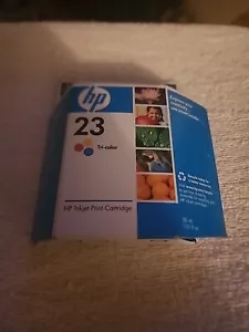 HP 23 Ink Cartridge GENUINE HP Tri-Color New Sealed Expiration 2009 - Picture 1 of 1