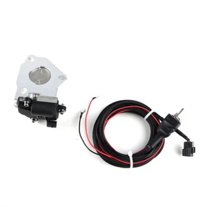 3" Electric Exhaust Valve Kit 12V Control Motor with Manual Switch - Picture 1 of 9