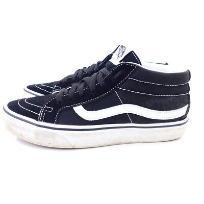 VANS SK8-MID Reissue Sneaker Schwarz Weiß Leder Gr.39 - Bild 1 von 4