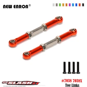 7038 7038X 47-54mm Toe Links Adjustable Pull Rod for RC Car 1/16 Traxxas Slash - Picture 1 of 27