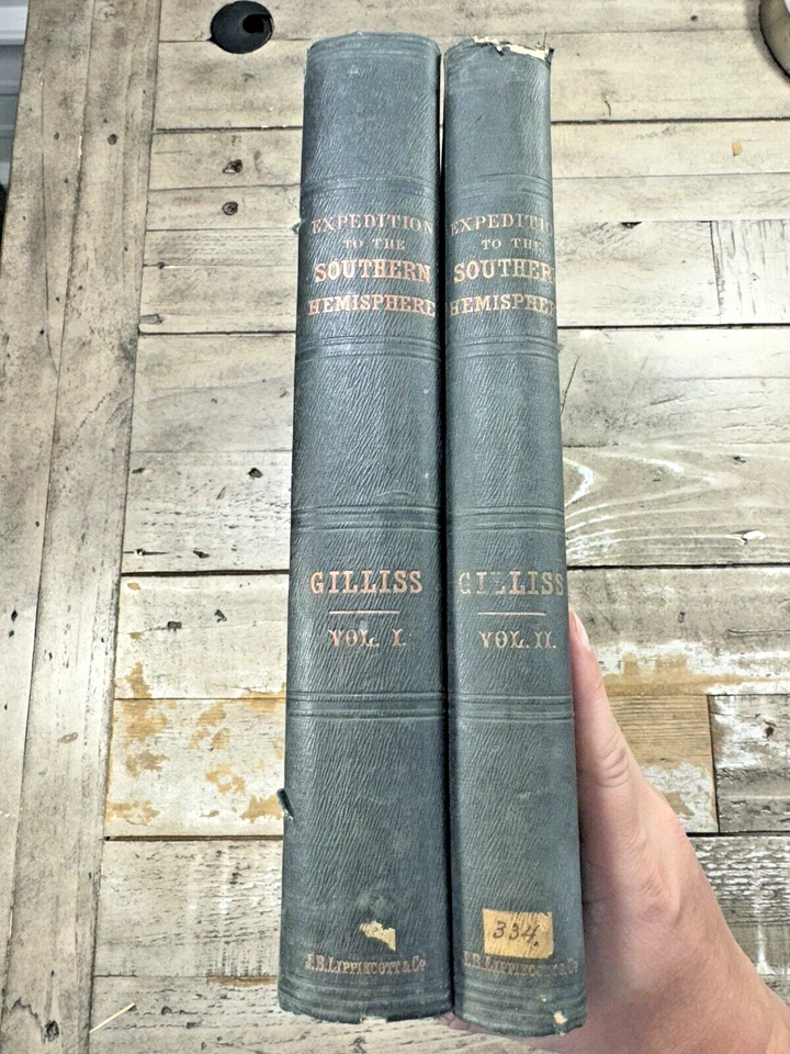 1856 Antique Exploration Book "US Naval Expedition...Southern Hemisphere: Chile" - Image 1 of 4