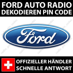 FORD RADIO DEKODIEREN PIN CODE FÜR ALLE MODELLE V & M SERIES TRAVELPILOT NAVI - Bild 1 von 8