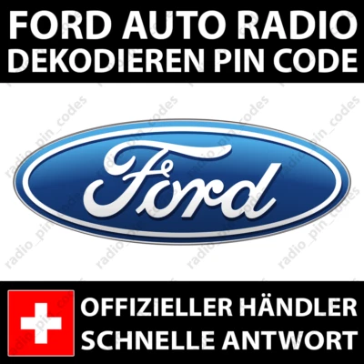FORD RADIO DEKODIEREN PIN CODE FÜR ALLE MODELLE V & M SERIES TRAVELPILOT NAVI - Bild 1 von 4