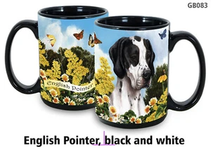 Garden Party Mug - Black and White Pointer - Picture 1 of 1