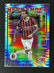 24-25 Topps Chrome UEFA Club Competitions #65 Theo Hernandez Pulsar Refractor - Picture 1 of 2