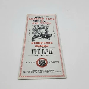 ROARING CAMP BIG TREES STEAM POWERED RAILROAD BROCHURE June 12, 1965 - Picture 1 of 4