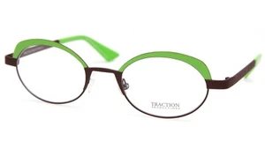 Neu TRACTION PRODUCTIONS FUSION BRUNVERT braune grüne Brille 48-22-130 mm B36 - Bild 1 von 10