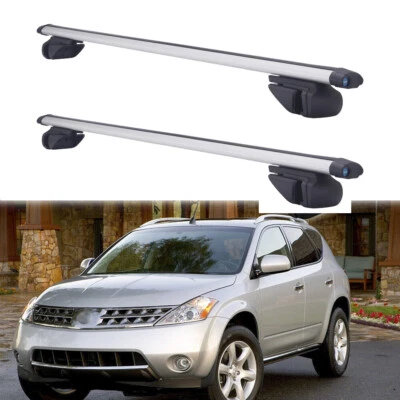 48" Car Roof Rack Cross Bar Luggage Carrier Aluminium For Nissan Murano 2003-14 Foto 1 de 4