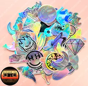 50 Holographic Scrapbook Stickers - Scrapbook, Laptop, Consoles, Books, Cases - Picture 1 of 9