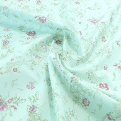 zarter Sommer Baumwolle Stoff für Kleid Bluse Gardine Dekostoff Meterware - Bild 1 von 3