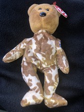 HERO THE AUSTRALIAN ARMY MILITARY BEAR TY BEANIE BABY AUSTRALIA FLAG MINT TAGS!!