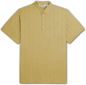 NWT Big and Tall Pleated Tone on Tone Lightweight Polo Shirt by Classics Palmlan - Picture 1 of 5