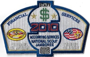 2010 National Scout Jamboree Staff Acoounting Services RBL Bdr. [MX-11430]