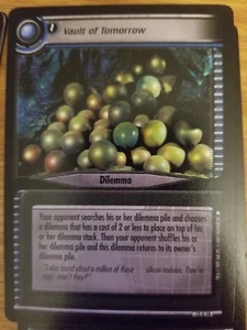 Star Trek CCG These Are the Voyages 12U19 Vault of Tomorrow No Como Nuevo-Como Nuevo JCC - Imagen 1 de 1