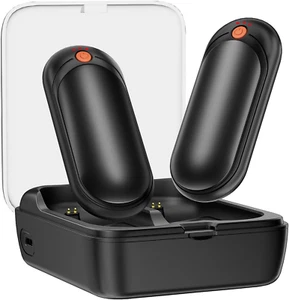 AI Hand Warmers Rechargeable 2 Pack with Charging Case, 14000Mah Electric Hand - Picture 1 of 12