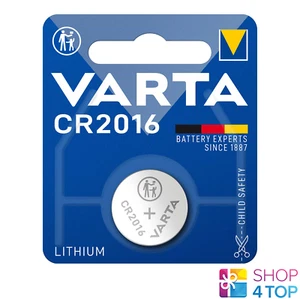 VARTA CR2016 LITHIUM BATTERY 3V COIN CELL BUTTON DL2016 E-CR2016 EXP 2032 NEW - Picture 1 of 2