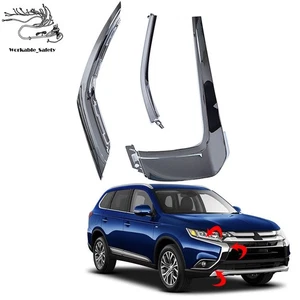 6407A142 Premium Right Front Bumper Molding Kit For Mitsubishi Outlander 16-2020 - Foto 1 di 18