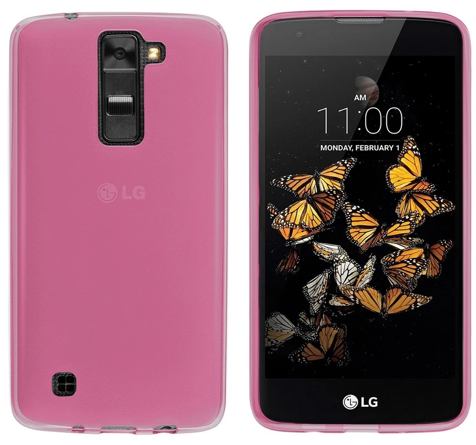 Fodera In Gel TPU LG K8 Colore Rosa - Immagine 1 di 1