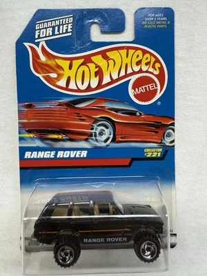 Hot Wheels 1997 Mainline/Collector #221 RANGE ROVER Black w/Chrome SB Spoke Whls - Image 1 of 4