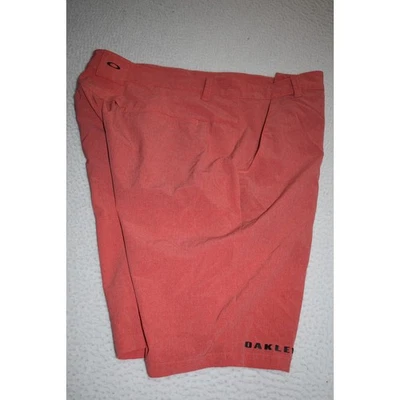Pantalones Cortos de Golf Oakley Para Hombre Talla 32 Absorbente Rendimiento Frente Plano Poliéster Rosa Foto 1 de 4