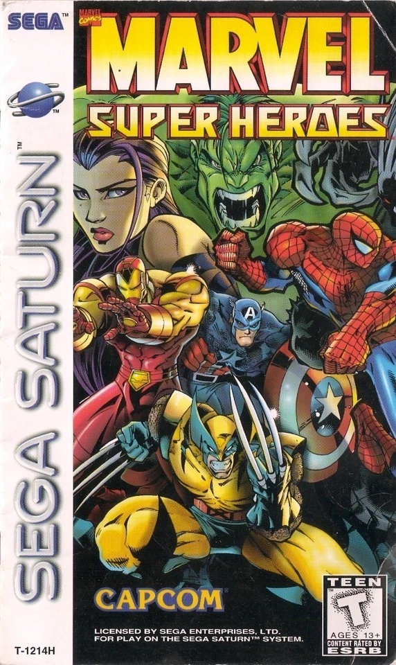Marvel Super Heroes (Sega Saturn, 1997) DISC ONLY - Image 1 of 1