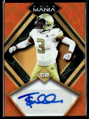 Tre Swilling 2022 Wild Card Auto Mania Auto #AM-D99 - Image 1 of 2
