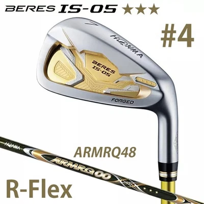 HONMA BERES IS-05 #4 Iron 19.5° RH 3Star ARMRQ48 3S R-Flex Graphite Japan NEW - Image 1 of 4
