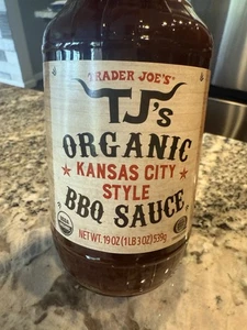 Trader Joe’s TJ’s Organic Kansas City Style BBQ Sauce 18oz 510g Sealed - Picture 1 of 3