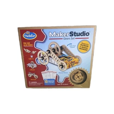 Maker Studio Gears Set Think Fun Macaroni Racer Budding Engineers  - Image 1 of 4